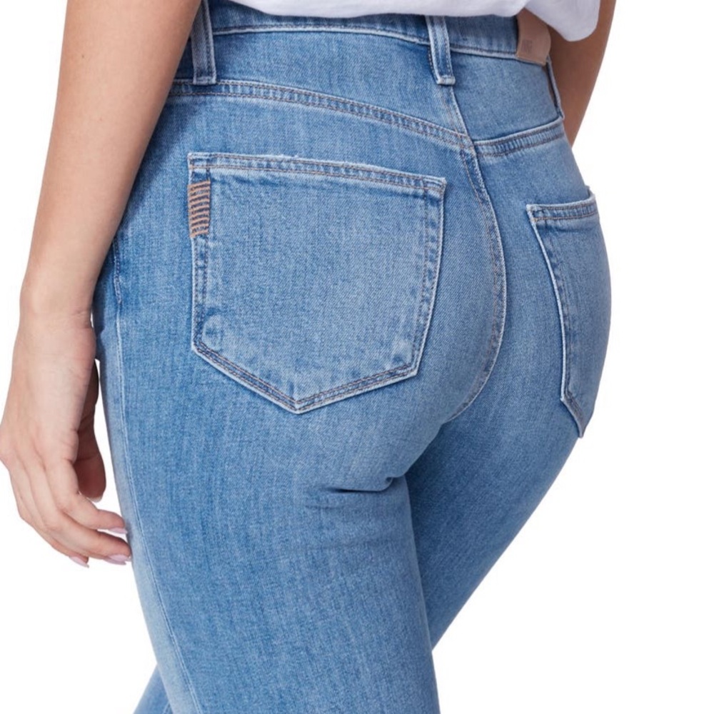 NWT PAIGE ‘Sarah’ High Waist Distressed Jeans - Picture 5 of 5